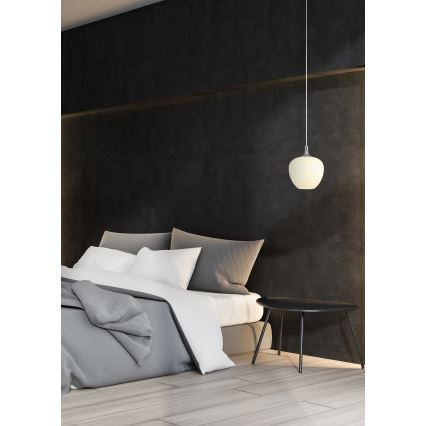 Globo - Κρεμαστό φωτιστικό οροφής 1xE27/60W/230V διάμετρος 24 cm λευκό