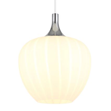 Globo - Κρεμαστό φωτιστικό οροφής 1xE27/60W/230V διάμετρος 24 cm λευκό