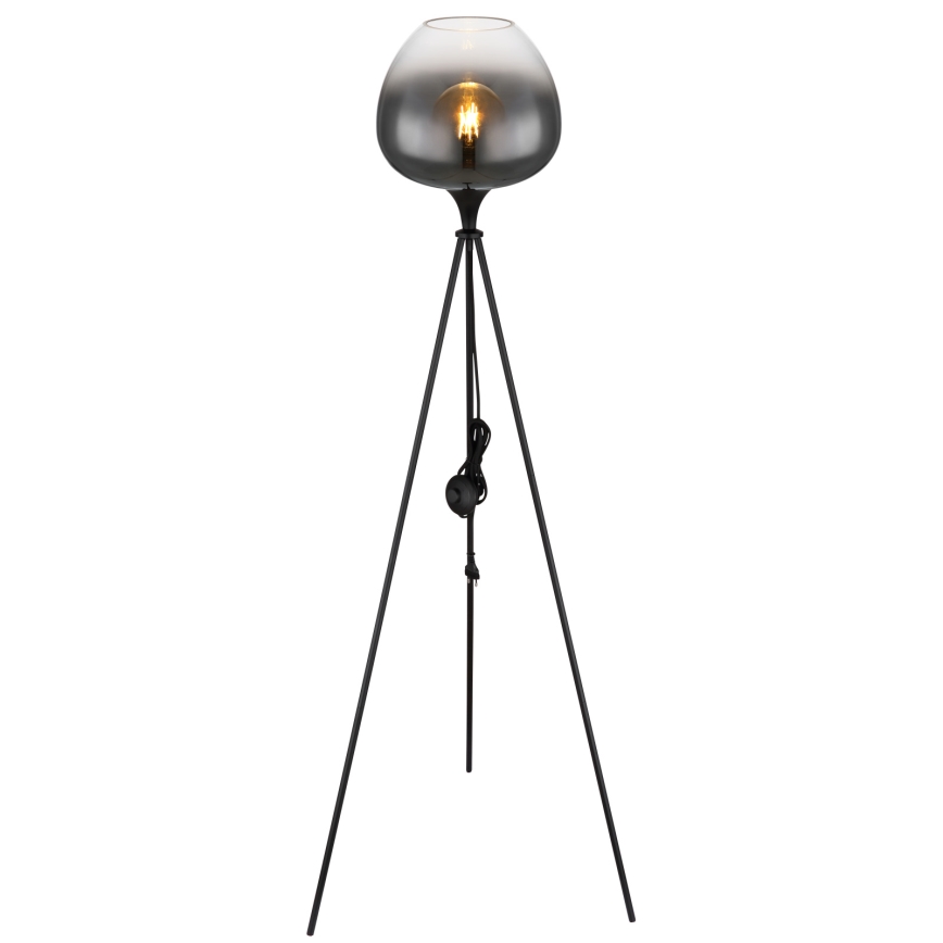 Globo - Φωτιστικό δαπέδου 1xE27/60W/230V μαύρο