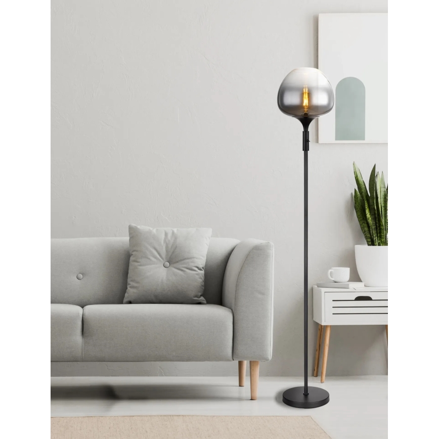 Globo - Επιδαπέδιο φωτιστικό 1xE27/40W/230V μαύρο