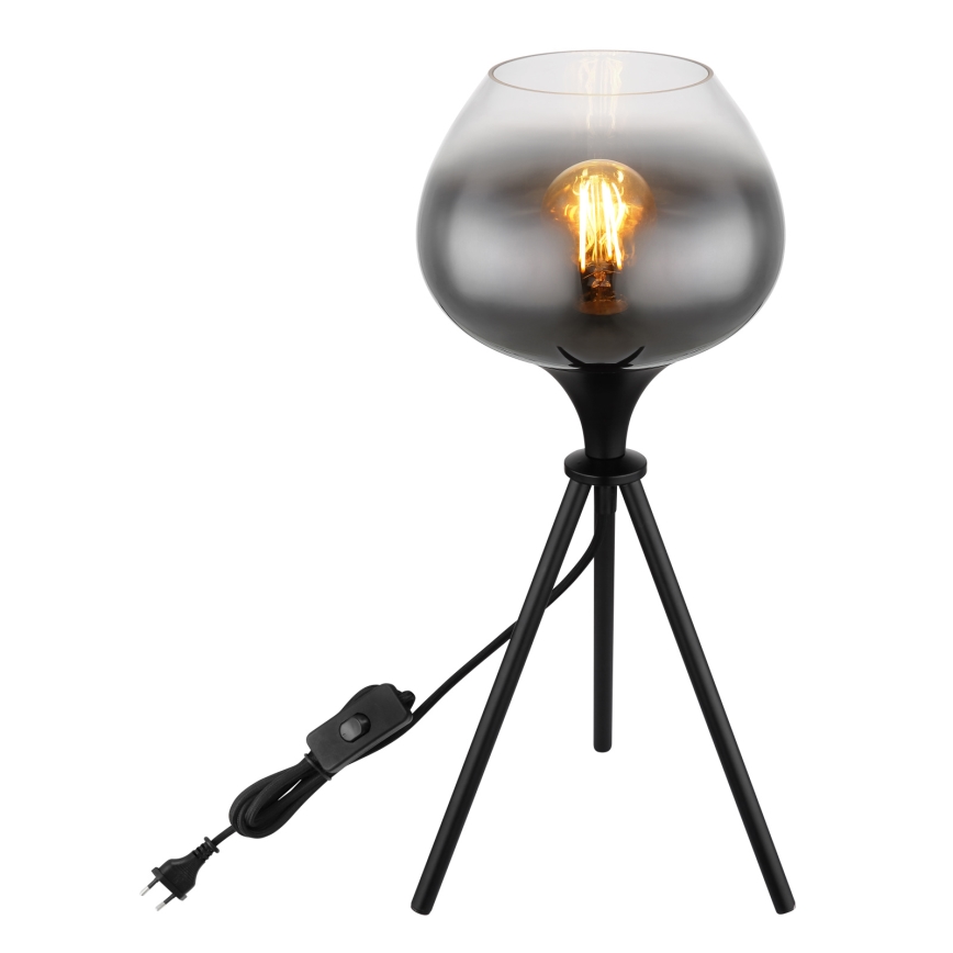 Globo - Επιτραπέζιο φωτιστικό 1xE27/40W/230V μαύρο