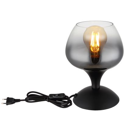Globo - Eπιτραπέζιο φωτιστικό 1xE27/40W/230V μαύρο