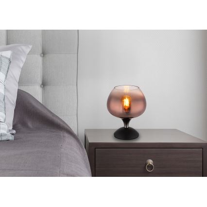 Globo - Eπιτραπέζιο φωτιστικό 1xE27/40W/230V χαλκός