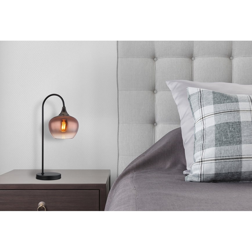 Globo - Eπιτραπέζιο φωτιστικό 1xE27/40W/230V χαλκός