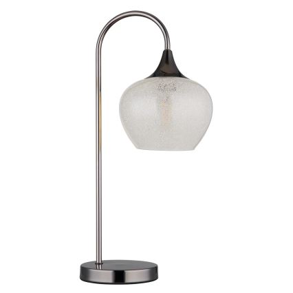 Globo - Eπιτραπέζιο φωτιστικό 1xE27/40W/230V λευκό/ανθρακί