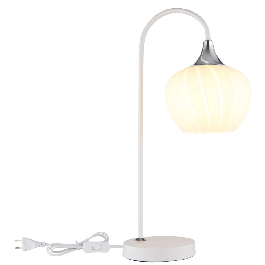 Globo - Eπιτραπέζιο φωτιστικό 1xE27/40W/230V λευκό