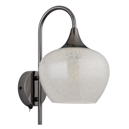 Globo - Λάμπα τοίχου 1xE27/40W/230V λευκό/ανθρακί