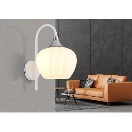 Globo - Λάμπα τοίχου 1xE27/40W/230V λευκό