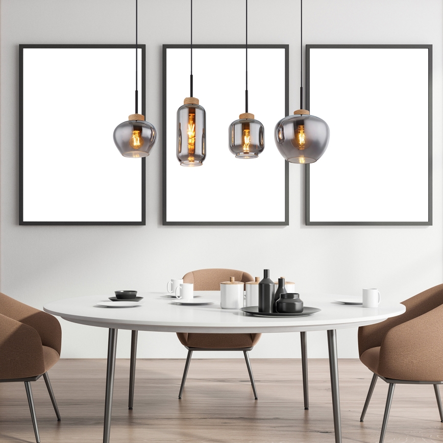 Globo - Κρεμαστό φωτιστικό οροφής 4xE27/40W/230V