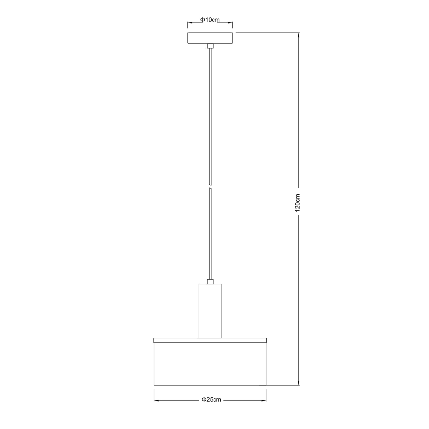 Globo - Κρεμαστό φωτιστικό οροφής 1xE27/15W/230V