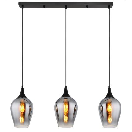 Globo - Κρεμαστό φωτιστικό οροφής 3xE27/60W/230V