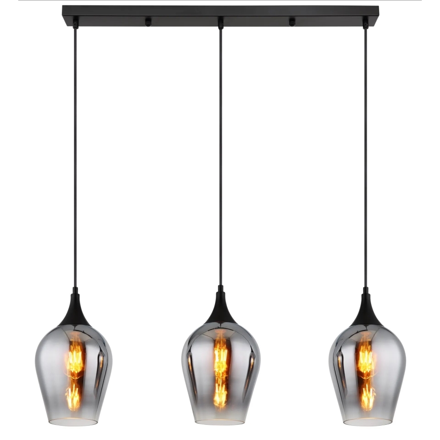 Globo - Κρεμαστό φωτιστικό οροφής 3xE27/60W/230V