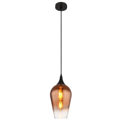 Globo - Κρεμαστό φωτιστικό οροφής 1xE27/60W/230V διάμετρος 18 cm χαλκός