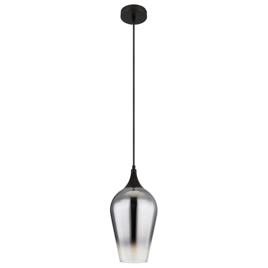 Globo - Κρεμαστό φωτιστικό οροφής 1xE27/60W/230V διάμετρος 18 cm μαύρο