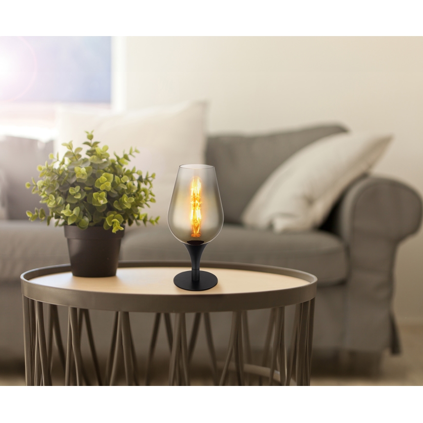Globo - Eπιτραπέζιο φωτιστικό 1xE27/40W/230V διάμετρος 15 cm χρυσό