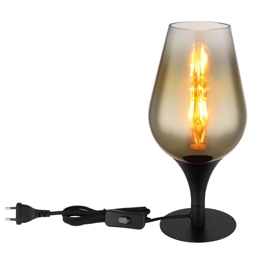 Globo - Eπιτραπέζιο φωτιστικό 1xE27/40W/230V διάμετρος 15 cm χρυσό
