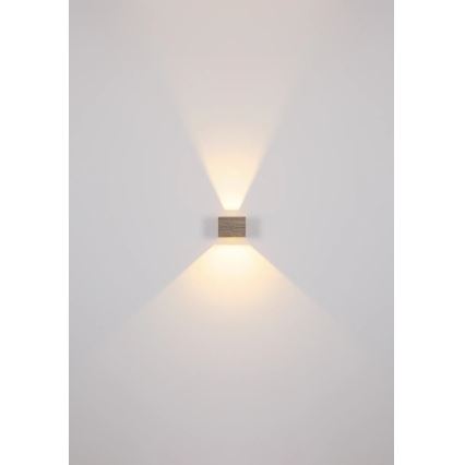 Globo - Φωτιστικό τοίχου LED LED/8W/230V καφέ