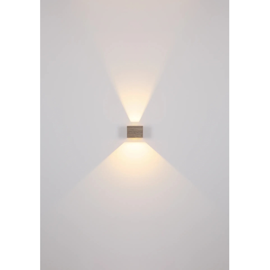 Globo - Φωτιστικό τοίχου LED LED/8W/230V καφέ
