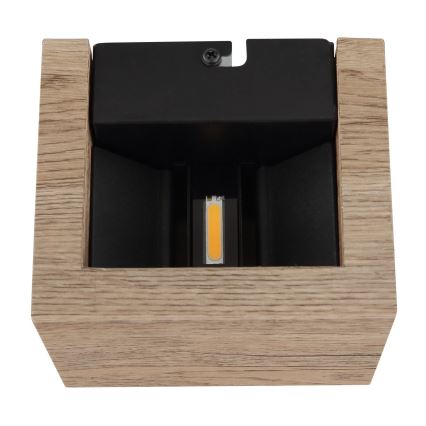 Globo - Φωτιστικό τοίχου LED LED/8W/230V καφέ