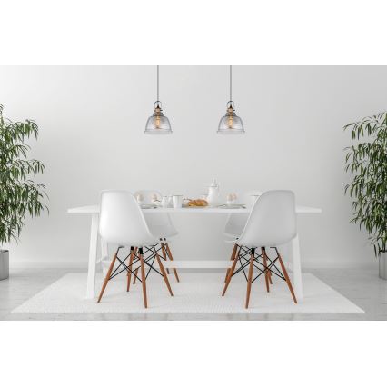 Globo - Πολύφωτο με συρματόσχοινο 1xE27/60W/230V διάμετρος 30 cm
