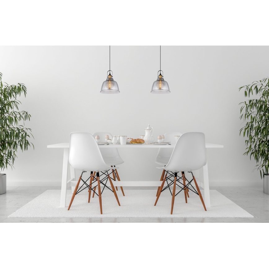 Globo - Πολύφωτο με συρματόσχοινο 1xE27/60W/230V διάμετρος 30 cm