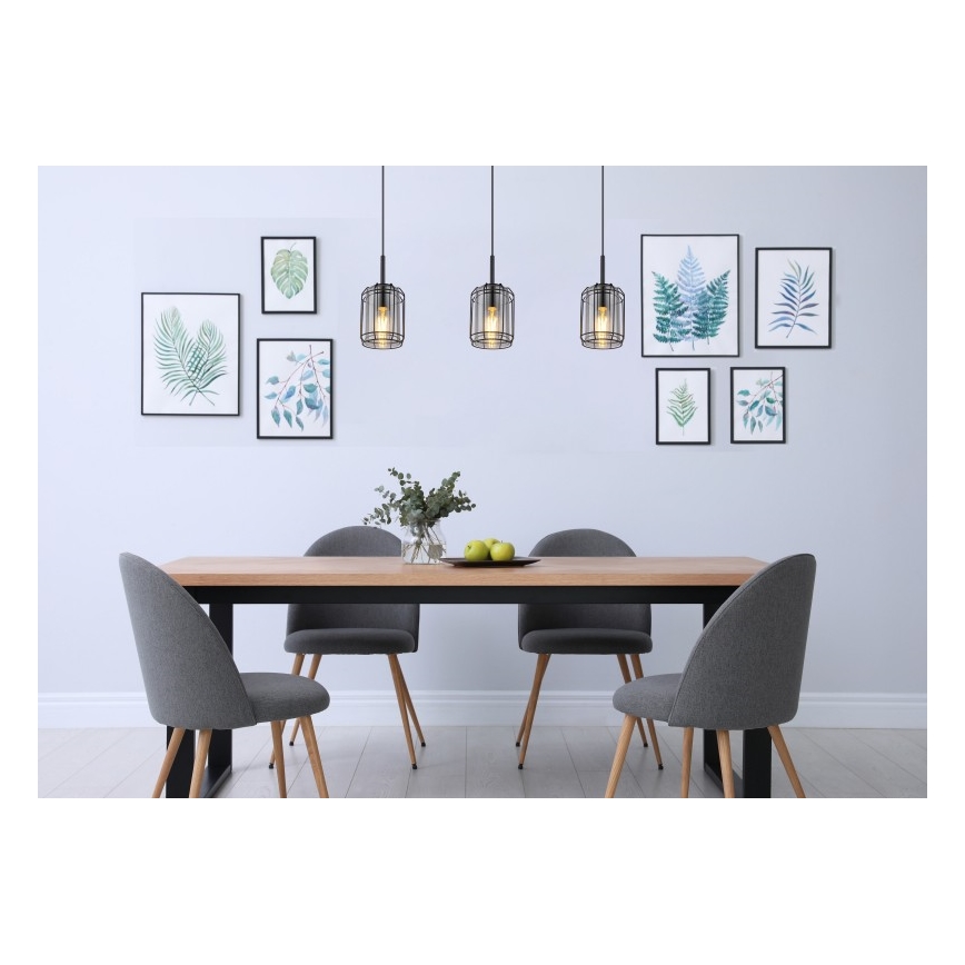 Globo - Πολύφωτο με συρματόσχοινο 3xE27/60W/230V