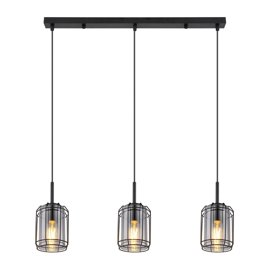 Globo - Πολύφωτο με συρματόσχοινο 3xE27/60W/230V