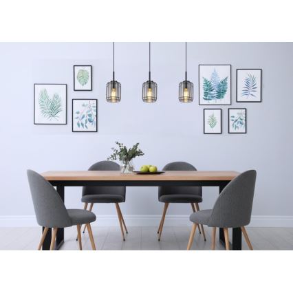 Globo - Πολύφωτο με συρματόσχοινο 3xE27/60W/230V