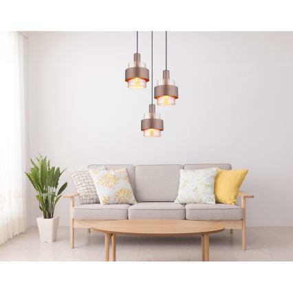 Globo - Κρεμαστό φωτιστικό οροφής 3xE27/60W/230V διάμετρος 45 cm