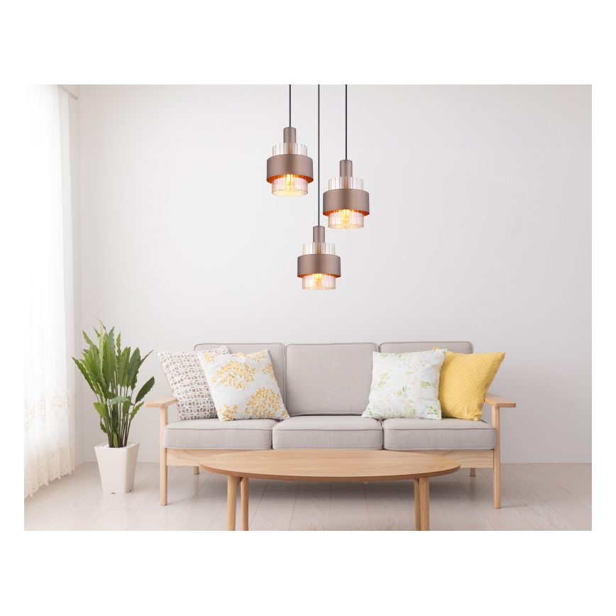 Globo - Κρεμαστό φωτιστικό οροφής 3xE27/60W/230V διάμετρος 45 cm