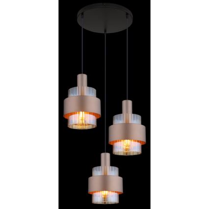 Globo - Κρεμαστό φωτιστικό οροφής 3xE27/60W/230V διάμετρος 45 cm