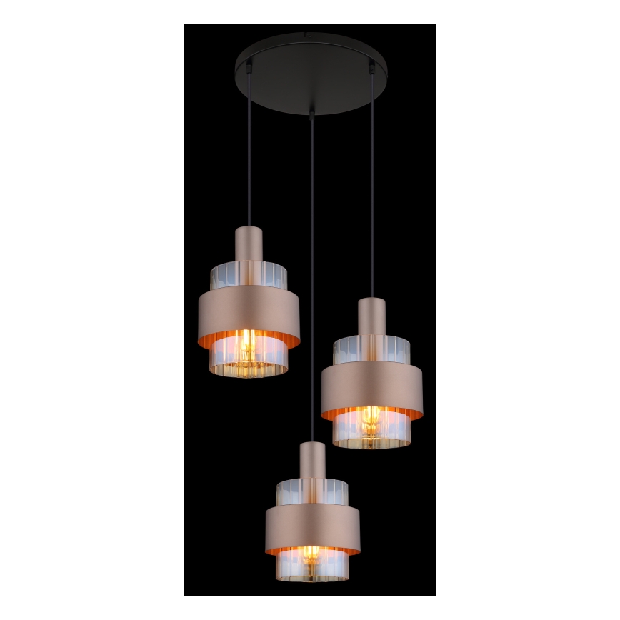 Globo - Κρεμαστό φωτιστικό οροφής 3xE27/60W/230V διάμετρος 45 cm