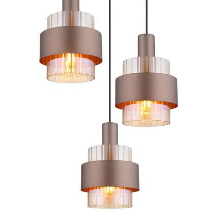 Globo - Κρεμαστό φωτιστικό οροφής 3xE27/60W/230V διάμετρος 45 cm
