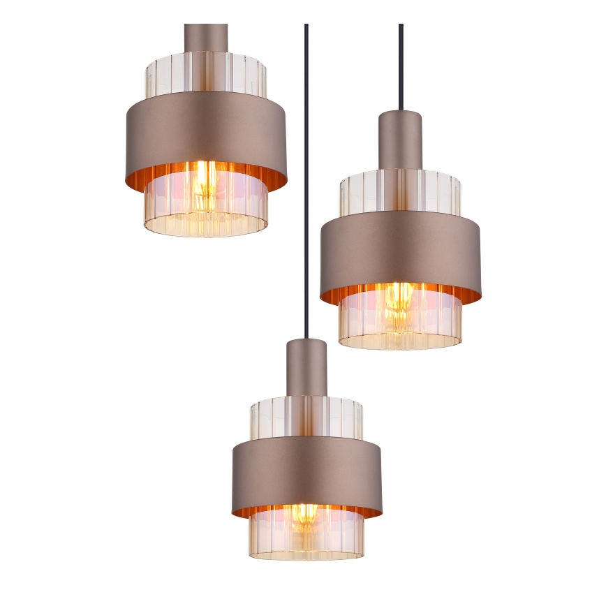 Globo - Κρεμαστό φωτιστικό οροφής 3xE27/60W/230V διάμετρος 45 cm
