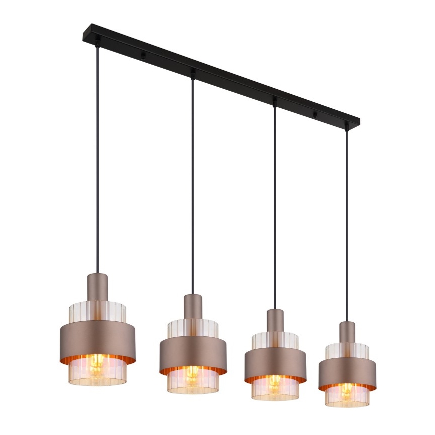 Globo - Κρεμαστό φωτιστικό οροφής 4xE27/60W/230V