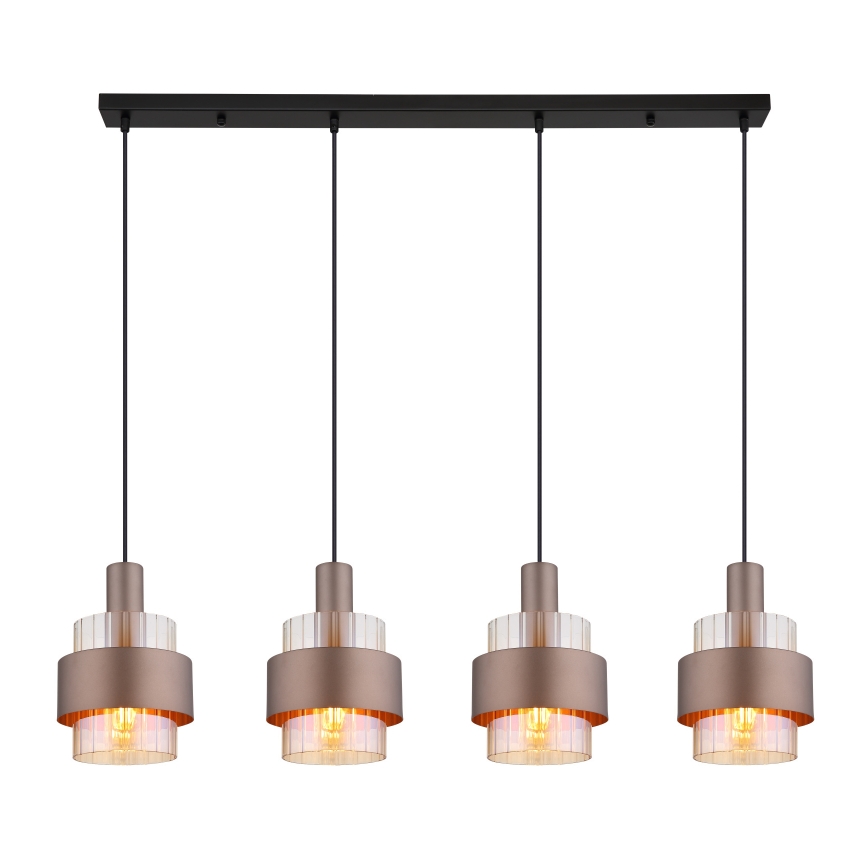 Globo - Κρεμαστό φωτιστικό οροφής 4xE27/60W/230V