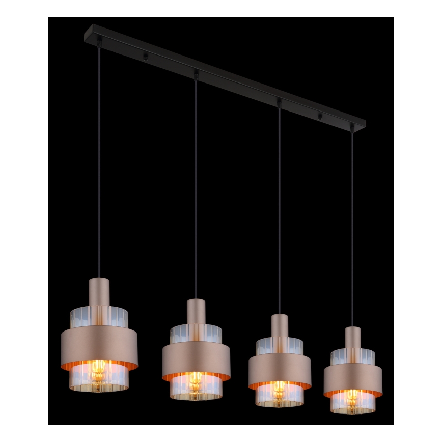 Globo - Κρεμαστό φωτιστικό οροφής 4xE27/60W/230V