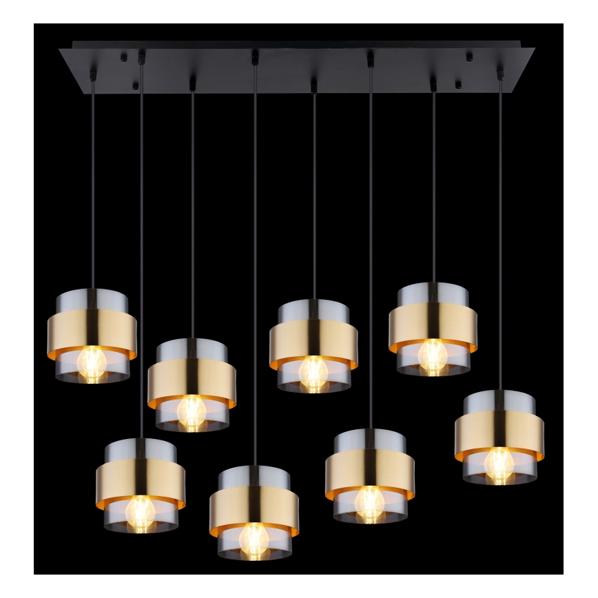 Globo - Κρεμαστό φωτιστικό οροφής 8xE27/60W/230V