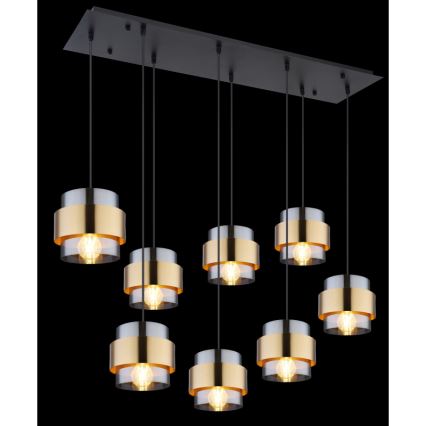 Globo - Κρεμαστό φωτιστικό οροφής 8xE27/60W/230V