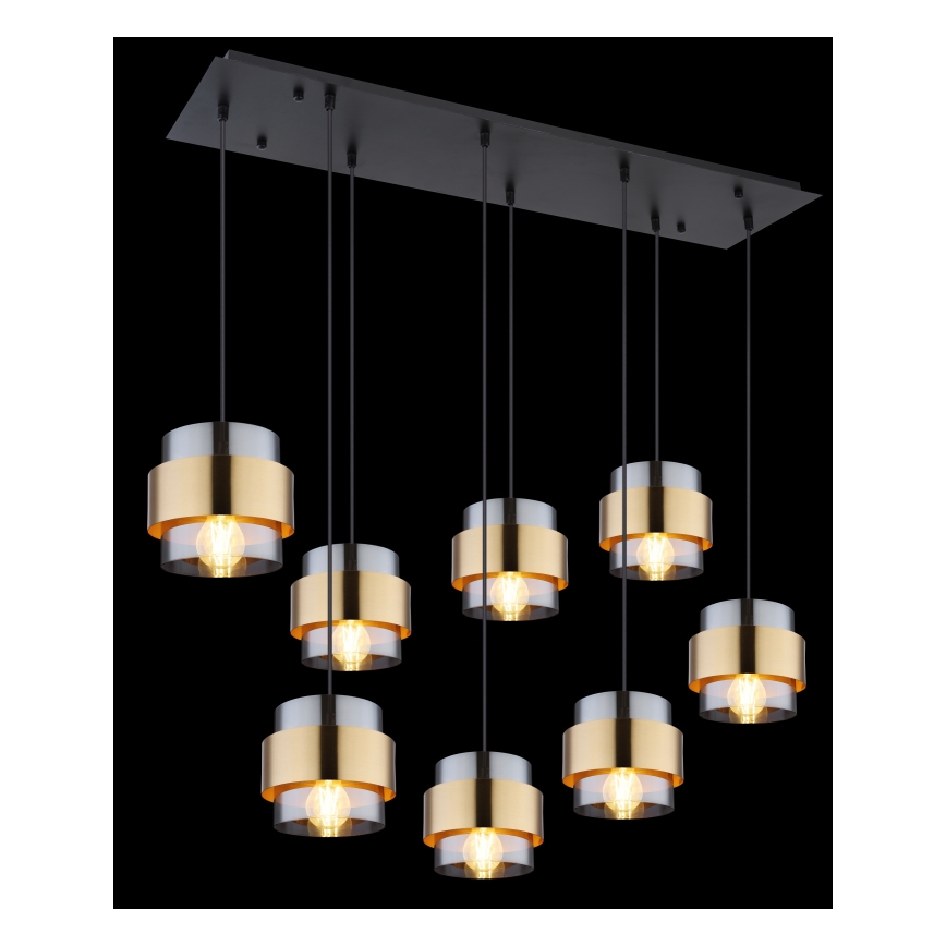 Globo - Κρεμαστό φωτιστικό οροφής 8xE27/60W/230V