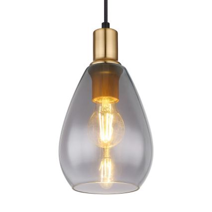 Globo - Φωτιστικό οροφής με καλώδιο 1xE27/40W/230V ορείχαλκος