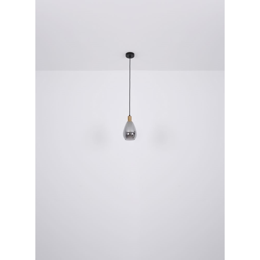 Globo - Κρεμαστό φωτιστικό οροφής 1xE27/40W/230V ορείχαλκος