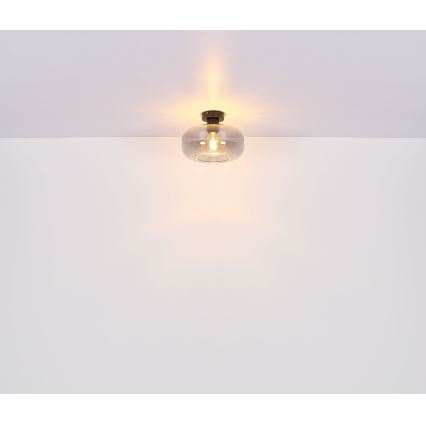 Globo - Πλαφονιέρα οροφής 1xE27/40W/230V διάμετρος 28 cm γκρι