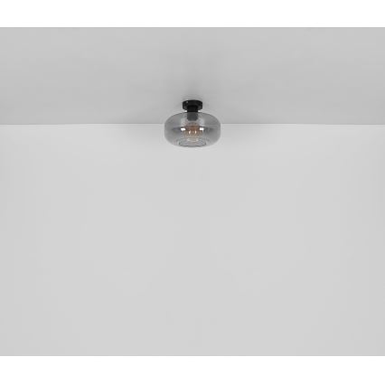 Globo - Πλαφονιέρα οροφής 1xE27/40W/230V διάμετρος 28 cm γκρι