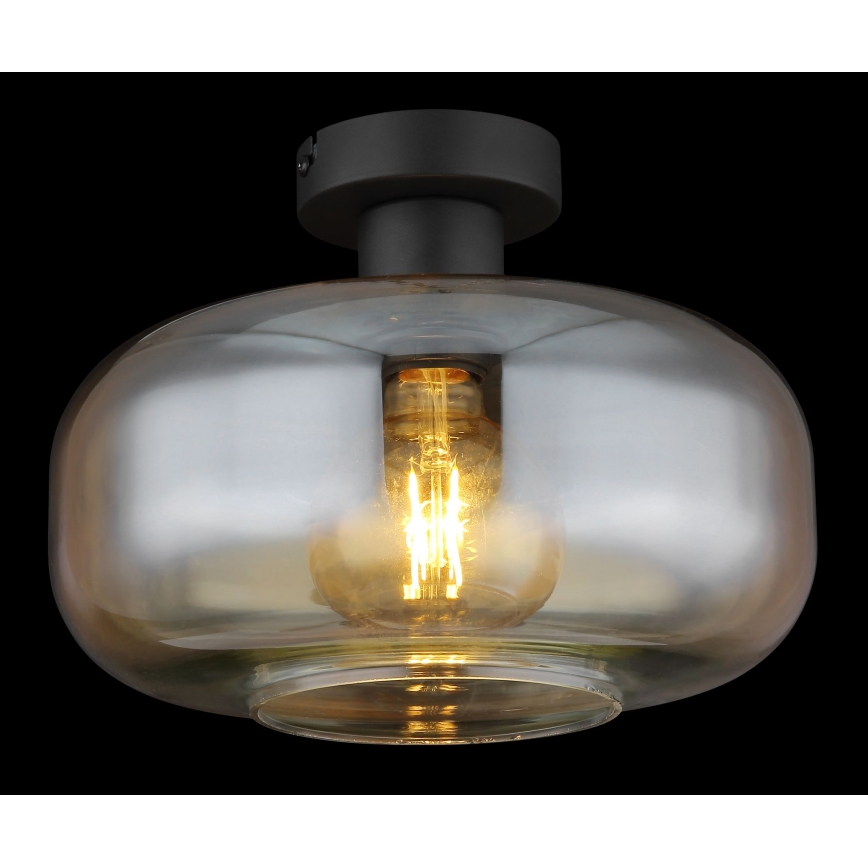 Globo - Πλαφονιέρα οροφής 1xE27/40W/230V διάμετρος 28 cm διαφανή