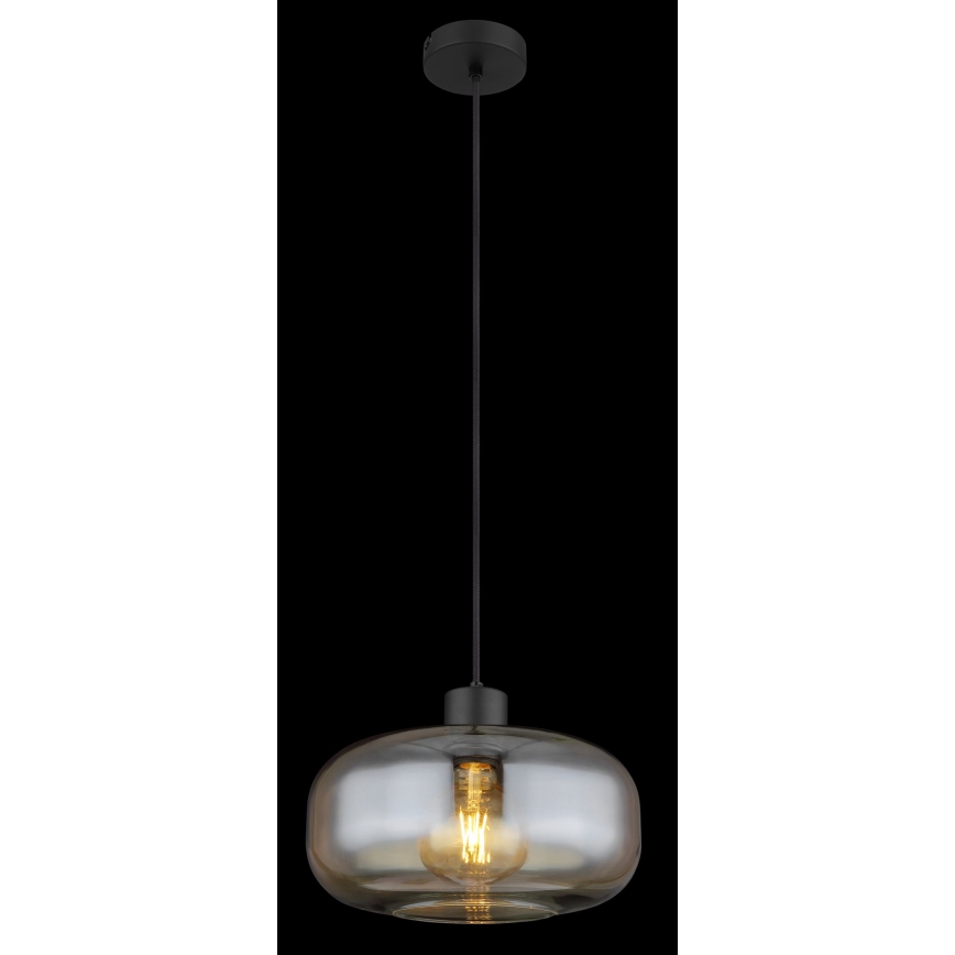 Globo - Κρεμαστό φωτιστικό οροφής 1xE27/40W/230V διάμετρος 28 cm διαφανή