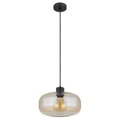 Globo - Κρεμαστό φωτιστικό οροφής 1xE27/40W/230V διάμετρος 28 cm διαφανή