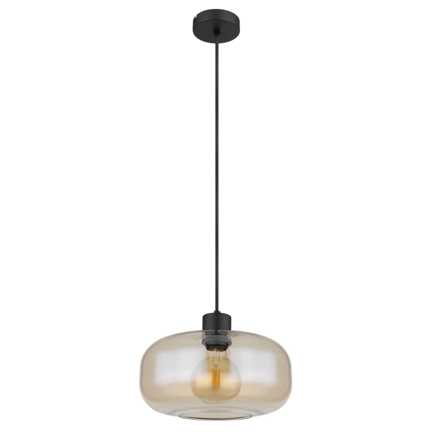 Globo - Κρεμαστό φωτιστικό οροφής 1xE27/40W/230V διάμετρος 28 cm διαφανή