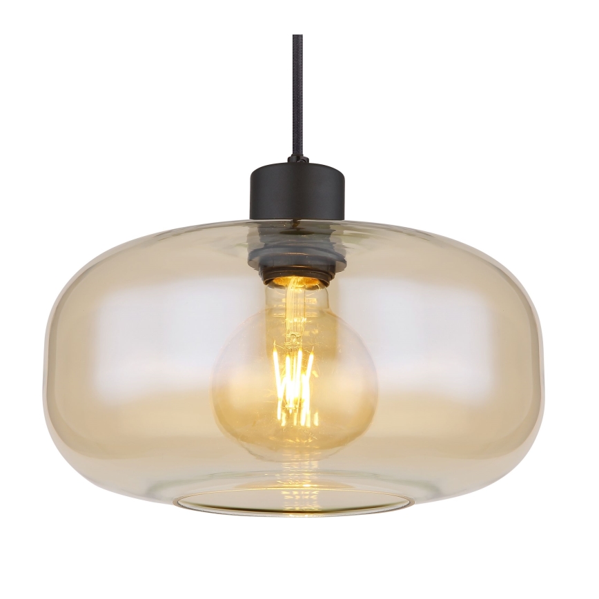 Globo - Κρεμαστό φωτιστικό οροφής 1xE27/40W/230V διάμετρος 28 cm διαφανή