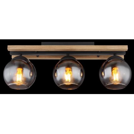 Globo - Πλαφονιέρα οροφής 3xE27/25W/230V
